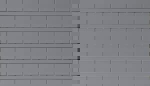 47 x 19 in. Gray Backsplash Tile